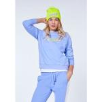 Reduzierte Blaue Chiemsee Rundhals-Ausschnitt Damensweatshirts aus Baumwolle Größe M 