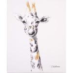 Childhome Rechteckige Ölgemälde & Ölbilder mit Giraffen-Motiv 30x40 1-teilig 