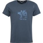 Dunkelblaue Chillaz Bio T-Shirts mit Tiermotiv für Herren Größe XXL 