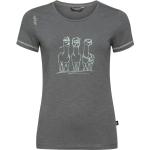 Silberne Sportliche Chillaz T-Shirts für Damen Größe M 