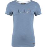 Blaue Kurzärmelige Chillaz Bio T-Shirts mit Istanbul-Motiv für Damen Größe XS für den für den Sommer 