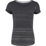 Schwarze Melierte Kurzärmelige Chillaz T-Shirts mit Istanbul-Motiv für Damen Größe S für den für den Sommer 