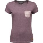 Reduzierte Lila Langärmelige Chillaz T-Shirts für Damen Größe XS 