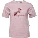 Reduzierte Rosa Langärmelige Chillaz T-Shirts aus Baumwolle für Damen Größe XS 