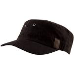 Schwarze Unifarbene Chillouts Army-Caps aus Baumwolle Handwäsche für Herren für den für den Frühling 