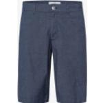 Marineblaue Melierte Brax Chino-Shorts für Herren Größe XL 