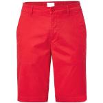Rote TCHIBO Bio Nachhaltige Chino-Shorts mit Knopf aus Baumwolle maschinenwaschbar für Herren für den für den Sommer 
