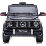 Chipolino Kinderelektroauto SUV Mercedes G63 AMG Zweisitzer Radio, Fernbedienung schwarz