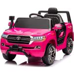 Chipolino Kinderelektroauto SUV Toyota Land Cruiser Fernbedienung, Musik, Licht pink