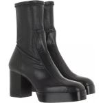 Reduzierte Schwarze Chloé Ankle Boots & Klassische Stiefeletten aus Leder für Damen Größe 36 