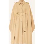 Reduzierte Kamelbraune Chloé Trenchcoats mit Knopf aus Wolle für Damen Größe S 