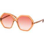 Orange Chloé Runde Kunststoffsonnenbrillen für Damen 