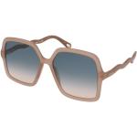 Beige Chloé Cateye Sonnenbrillen aus Kunststoff für Damen 