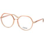 Orange Chloé Runde Kunststoffbrillen für Damen 