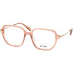 Braune Chloé Quadratische Kunststoffbrillen für Damen 