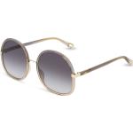Graue Chloé Ovale Ovale Sonnenbrillen aus Kunststoff für Damen 
