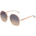 Rosa Chloé Ovale Ovale Sonnenbrillen aus Kunststoff für Damen 