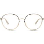 Graue Chloé Vollrand Brillen aus Kunststoff für Damen 