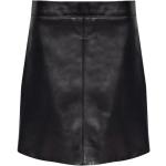 Reduzierte Schwarze Chloé Mini Lederröcke mit Reißverschluss aus Lammleder für Damen Größe S für den für den Winter 