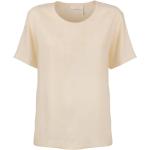 Reduzierte Beige Elegante Chloé T-Shirts aus Seide für Damen Größe M 