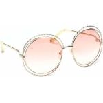 Reduzierte Rosa Chloé Runde Runde Sonnenbrillen für Damen 