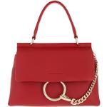 Chloé Satchel Bag - Small Faye Soft Top Handle Bag - in red - für Damen