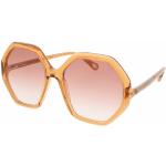 Orange Chloé Woman Kunststoffsonnenbrillen für Damen 