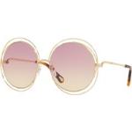 Pinke Kunststoffsonnenbrillen für Damen 