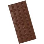ChocoLaden - Vollmilchschokolade mit Mandelsplitter Erdbeere -HANDGEMACHT-