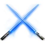 ChopSabers Lichtschwert LED leuchten Essstäbchen 1 Paar Skywalker Blau