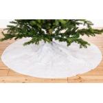 Buttinette Runde Weihnachtsbaumdecken aus Polyester 