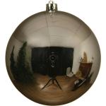 Silberne Runde Christbaumkugeln & Weihnachtsbaumkugeln glänzend aus Kunststoff bruchsicher 