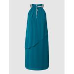 Smaragdgrüne Christian Berg Chiffon-Abendkleider mit Cutwork aus Chiffon für Damen Übergrößen - versandkostenfrei 