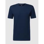 Dunkelblaue Unifarbene Christian Berg Men T-Shirts aus Baumwolle für Herren Größe 3 XL 