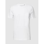 Weiße Unifarbene Christian Berg Men T-Shirts aus Baumwolle für Herren Größe 3 XL 