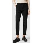 Schwarze Unifarbene Business Christian Berg Business-Hosen mit Reißverschluss aus Polyester für Damen Größe L 