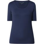 Dunkelblaue Halblangärmelige Christian Berg Women T-Shirts aus Polyamid für Damen Größe XS - versandkostenfrei 