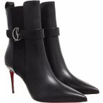 Reduzierte Schwarze Christian Louboutin Ankle Boots & Klassische Stiefeletten aus Leder für Damen Größe 40 