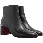 Reduzierte Schwarze Christian Louboutin Ankle Boots & Klassische Stiefeletten aus Leder für Damen Größe 39 