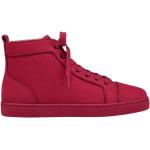 Rote Unifarbene Christian Louboutin High Top Sneaker & Sneaker Boots für Herren Größe 40 