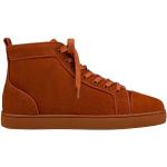 Orange Christian Louboutin High Top Sneaker & Sneaker Boots für Herren Größe 43 