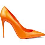 Reduzierte Neonorange Lack-Optik Christian Louboutin Spitze High Heels & Stiletto-Pumps aus Lackleder für Damen Größe 39 