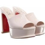 Reduzierte Rosa Christian Louboutin High Heels & Stiletto-Pumps aus Leder für Damen Größe 37 