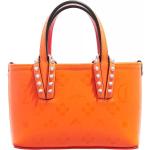 Reduzierte Orange Christian Louboutin Lederhandtaschen aus Leder für Damen 