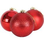 Reduzierte Rote Christmas Concepts Christbaumkugeln & Weihnachtsbaumkugeln matt zum Hängen 3-teilig 