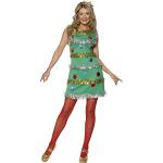 Reduzierte Grüne Smiffys Weihnachtsbaum-Kostüme aus Polyester für Damen Größe S 