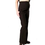Schwarze Business Christoff Stretch-Umstandshosen aus Baumwolle für Damen Größe S 