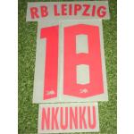Christopher Nkunku RB Leipzig Flock Set in Matchworn Size für Home Trikot 22/23