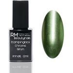 Grüne RM Beautynails Stamping Lacke 12 ml metallic mit hoher Deckkraft 
