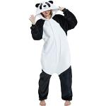 Weiße Panda-Kostüme aus Flanell für Damen Größe XL 